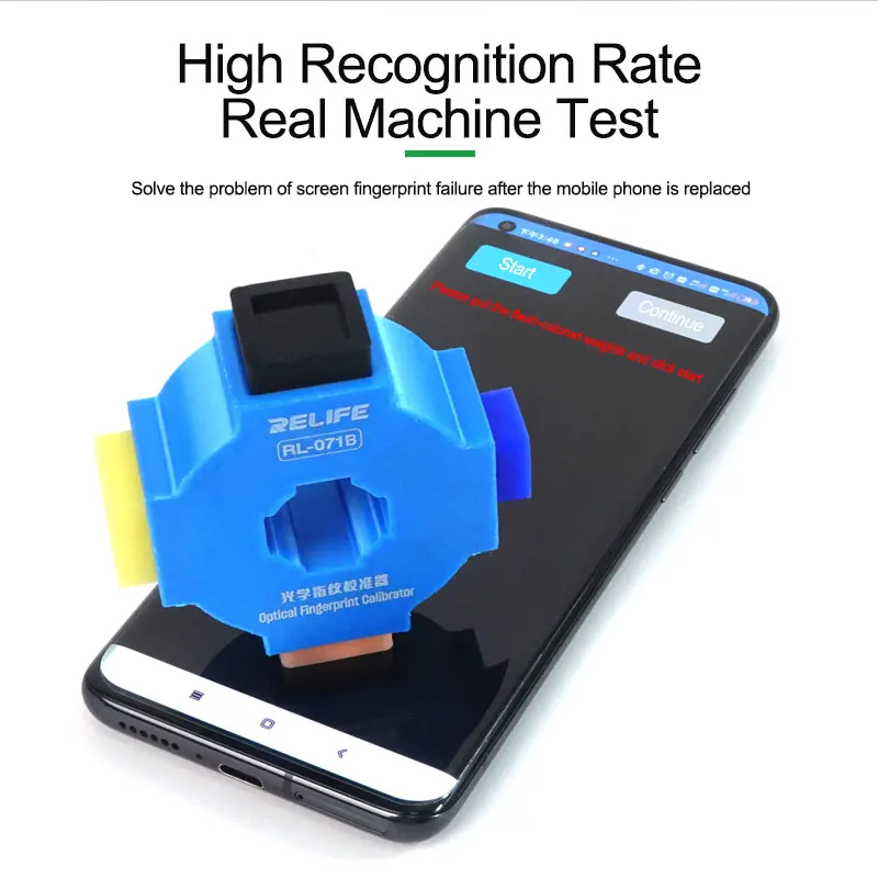 RELIFE RL-07 RL-071B RL-071 A4 Android Fingerprint Calibrator for HUAWEI XIAOMI Android Phone Optical Fingerprint Calibrator