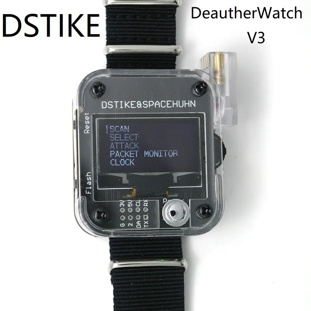 V3 DSTIKE WiFi Deauther SE Watch Watch ESP8266 Development Board Smart Watch DevKit Arduino NodeMCU ESP32 Io smile
