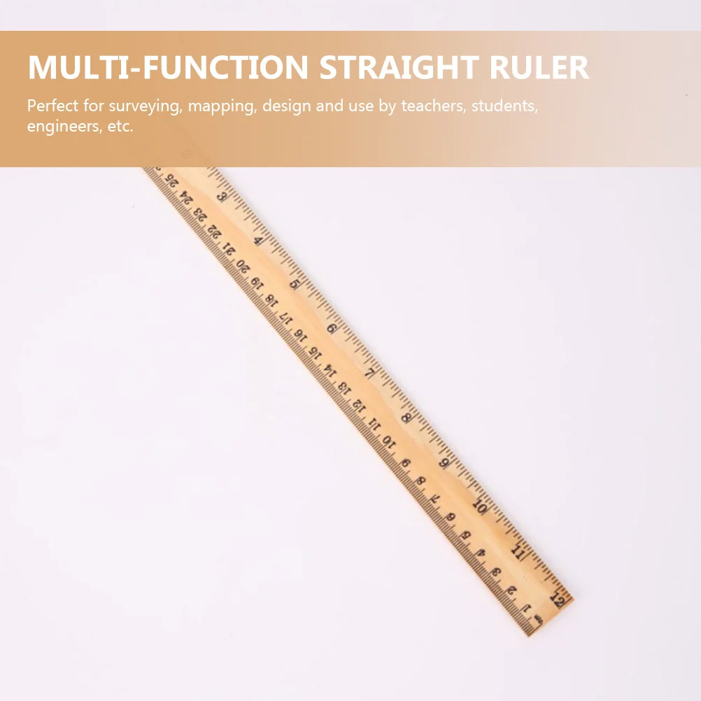 Household Tools Pcs 12 Drawing Straight Ruler Student Gift Engineer Ruler Quilting Rulers Handmade Bookmark Manual Wooden Ruler smile