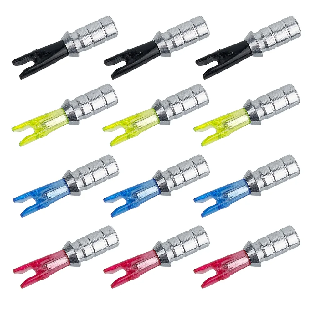 12/30pcs Archery Nock Anti-nail Nock Set Suitable for ID 6.2mm Shaft DIY Arrow Accessories