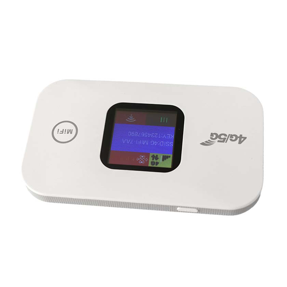 4G LTE Mobile WiFi Hotspot 2100mAh Mini Outdoor Hotspot Sim Card Slot Portable Network Hotspot Device Colorful LED Display