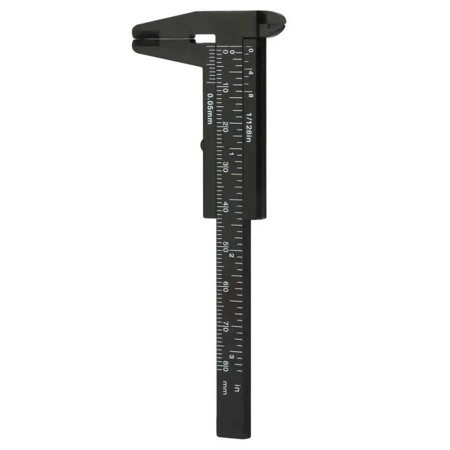 Guide Eyebrow Plastic Caliper Ruler Double Scale Sliding Gauge Reusable Tattoo Permanent Makeup Eyebrow Eyelash Measuring ddmysmile Ruler Smile