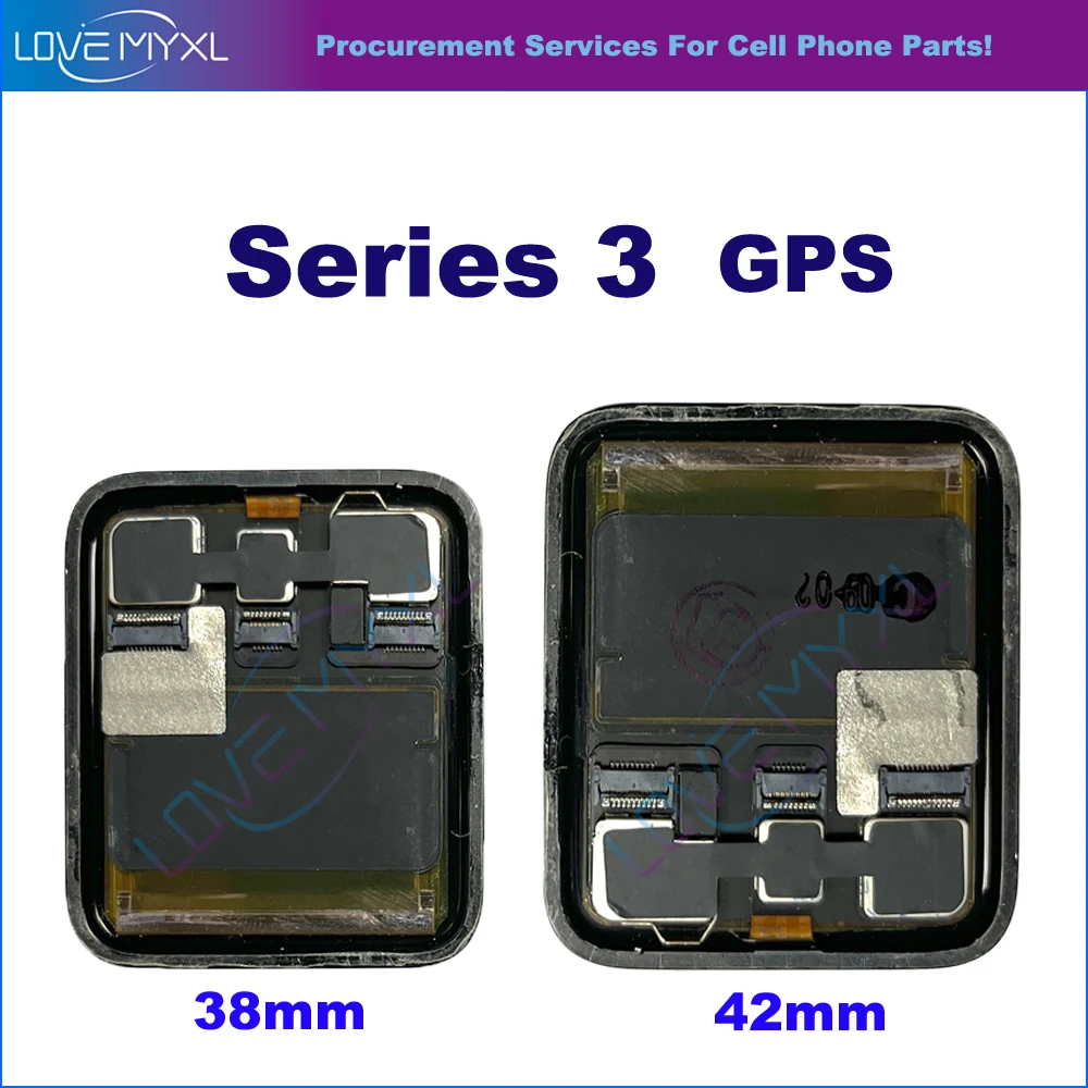 OLED Display For Apple Watch Series 3 LCD Display Touch Screen Digitizer Assembly iWatch S3 42MM 38MM GPS LTE Replacement Parts