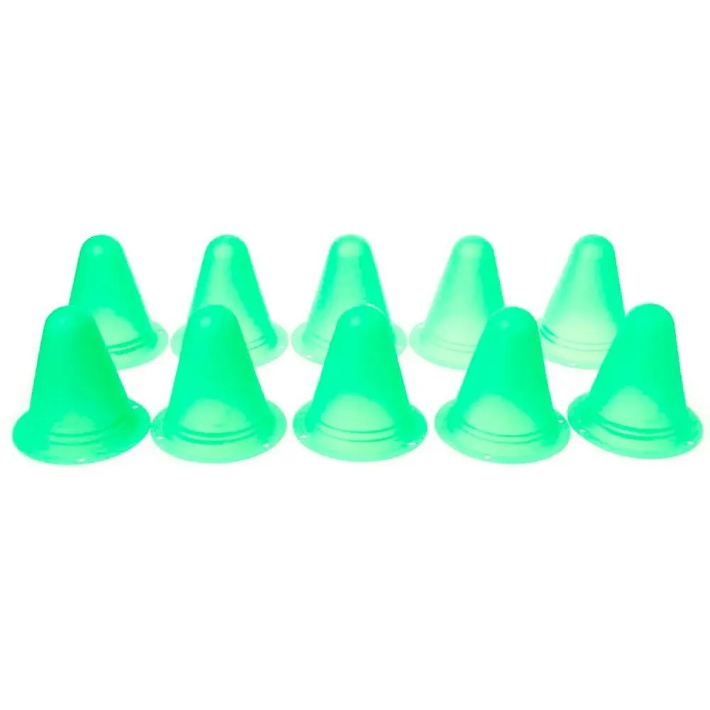 Maker Cones Agility 10pcs for Slalom Roller Skating Training Traffic Cone Sports smile
