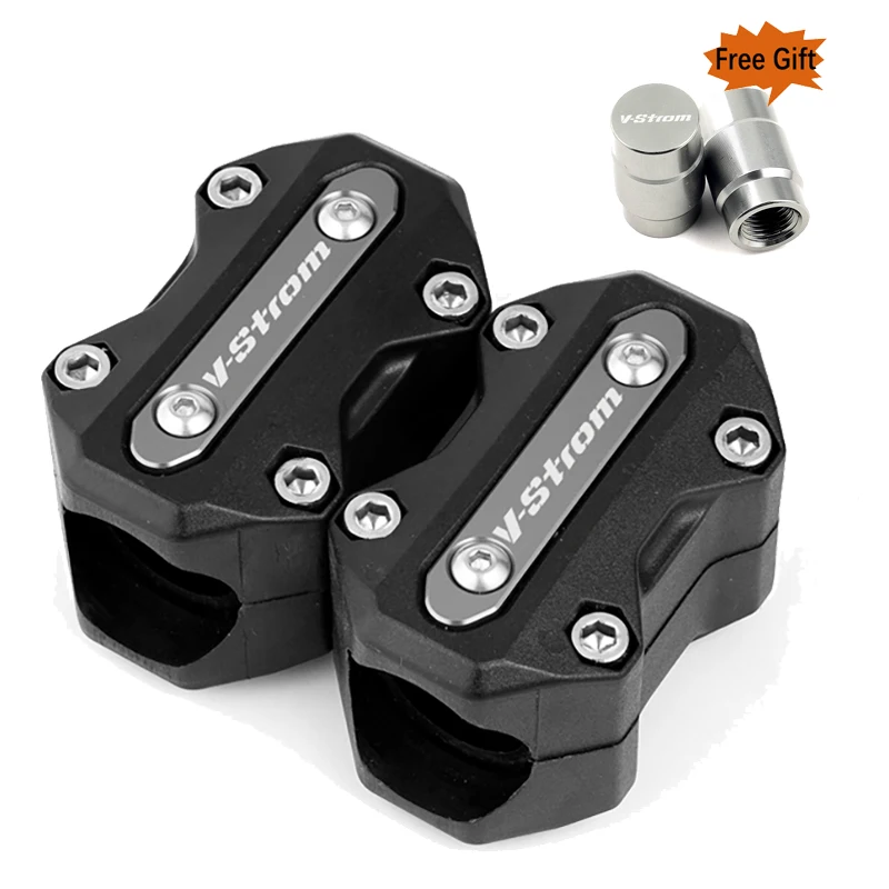 v strom 650 dl Crash Bars Engine Bumper Protective Block For Suzuki Vstrom 650 1000 v-strom 1050 xt DL650 DL1000 dl250 vstrom650