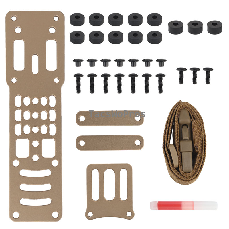 Hunting Modular Holster Adapter 3 Hole Adjustable Tactical Pistols Holsters Platform Drop Leg Band Quick Release Airsoft Adapter