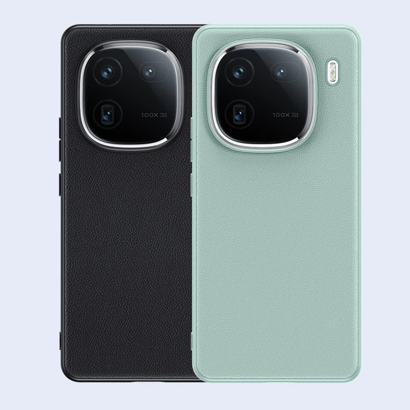 100% Original iQOO 12 Pro Case Leather PC TPU Protective Phone Cover With Lanyard Case For iQOO 12 12Pro