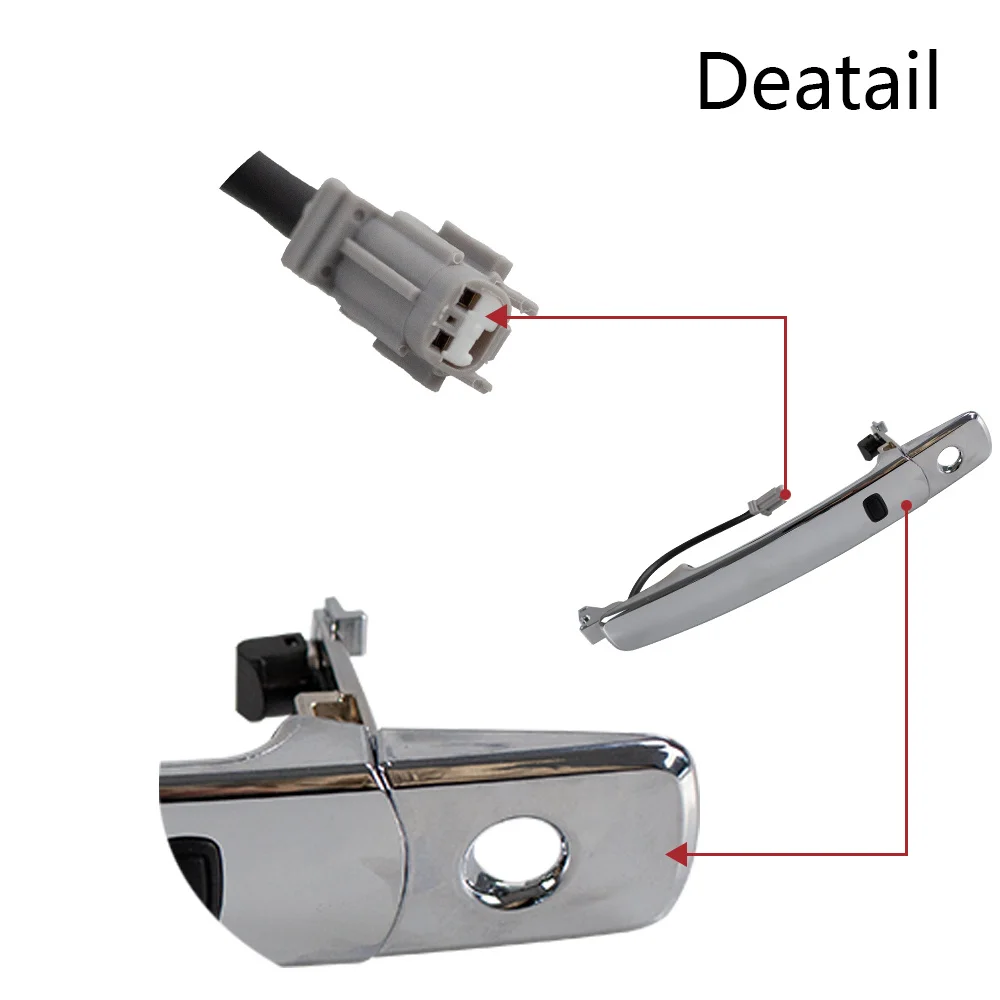 Front Outside Door Handle Smart Entry For Nissan Murano 2003 2004 2005 2008 Infiniti FX 35 FX 45 Nissan Rogue 2008-2015