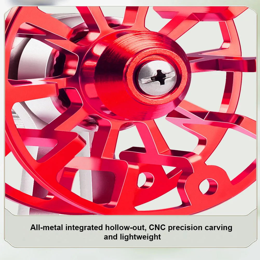 Metal 1PC 53mm/50g All Fishing Reel Upgrade Base Lightweight Mini Fly Wheel Fishing Tackle For Trout Pike Dropship smile