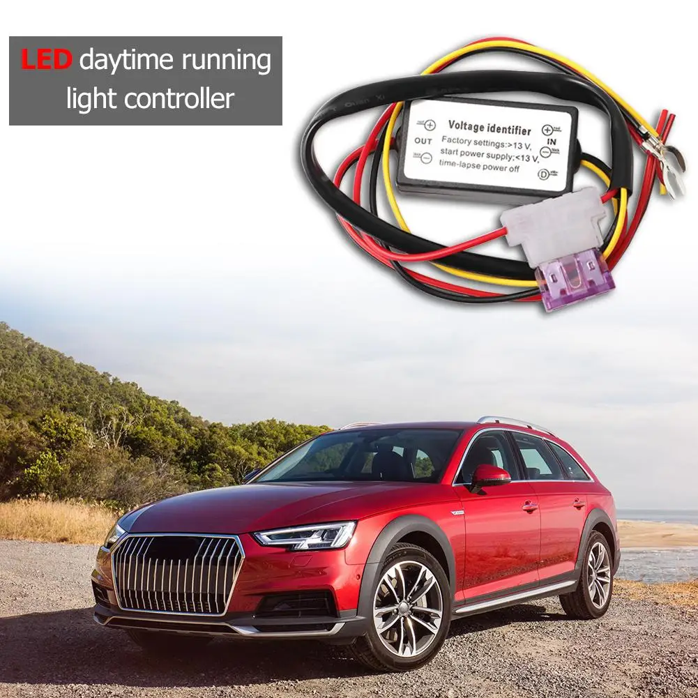 12-18V LED DRL Controll Module Car 2025 Parts Daytime Running Lights Controller Relay Waterproof Auto new Accessories Replacement On/Off