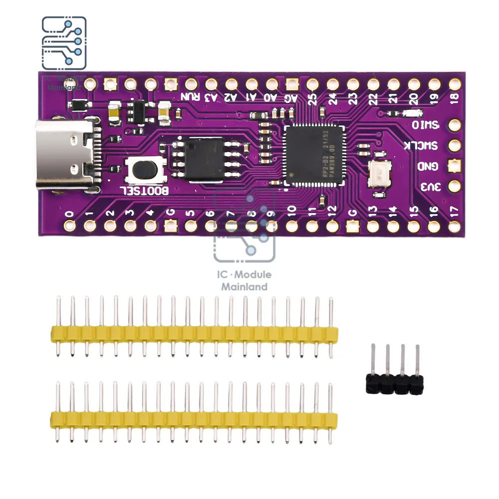 Raspberry Pi Pico with Pre-Soldered Header Microcontroller Mini Development Board Raspberry Pi RP2040 Chip for Arduino Moudle