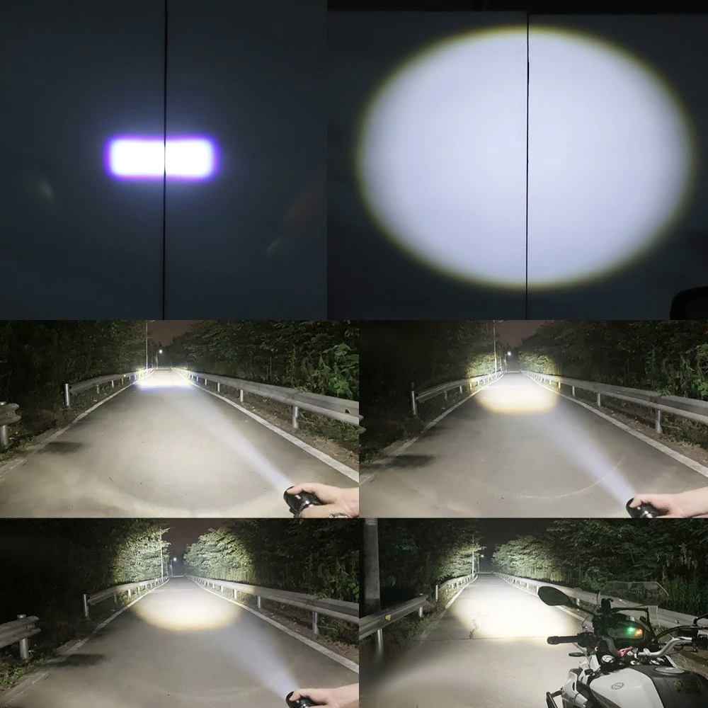 30W LED Spot Beam Head Light 12V 24V 36V 48V Work External Lamp Adjustment Laser Barrel Headlight For ATV Offroad Truck Tractor