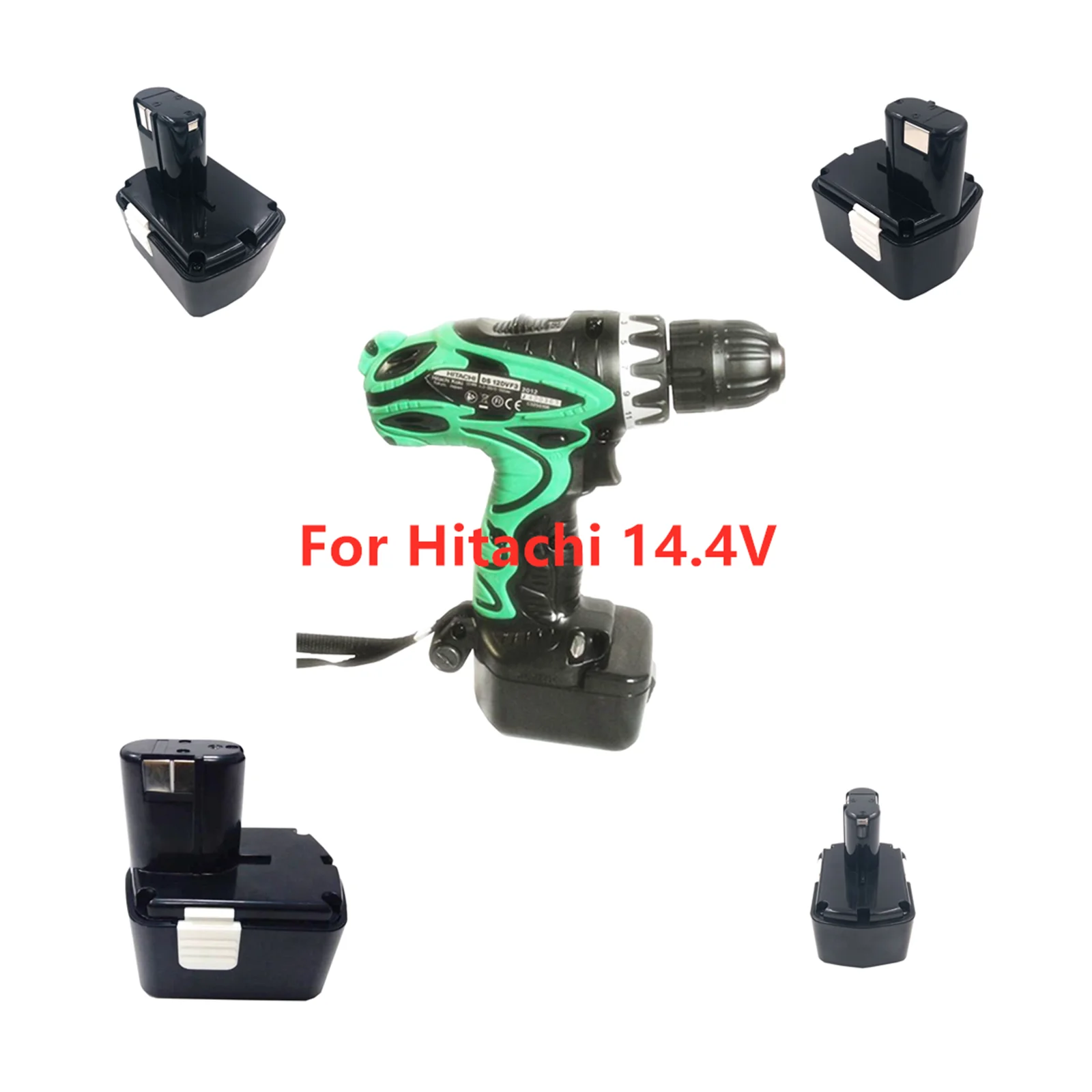 14.4V 6800mAh NI-CD Replaceable Power Tool Battery for Hitachi CJ14DL DH14DL EBL1430 BCL1430 BCL1415