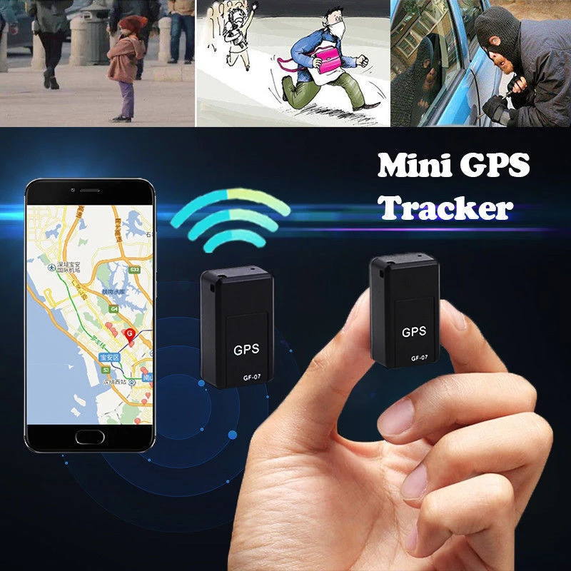 GPS Tracker Ultra Mini Long Standby Car GPS Tracker Anti-lost Record Tracking Device Voice Control Can Record smile