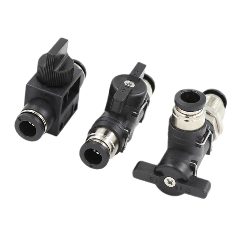 BUC-6 BUL-6 8 10 12 HVFF-4 Black Pneumatic Quick 2025 Coupling Manual Vae Steering Switch Manual Ball Vae Air new Hose 4 6 8 10 12mm