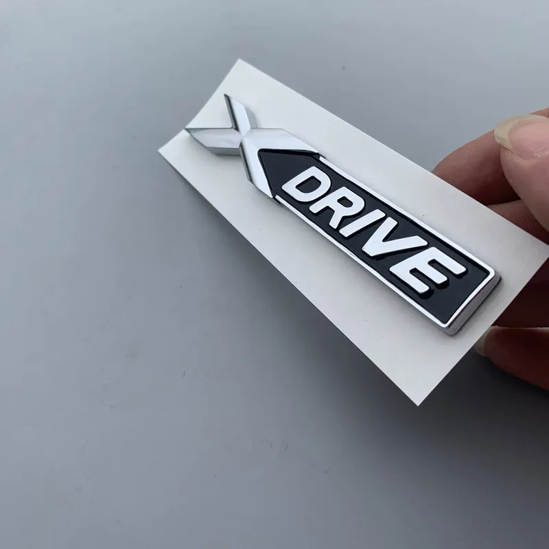 3D ABS Logo Xdrive Emblem Car Trunk Badge Nameplate Xdrive Sticker For BMW Xdrive 320d 320i 530d 525d E60 F10 G20 Accessories