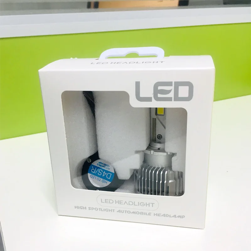 XZH D2S D3S LED Headlights Replacement Original HID Bulbs D1S D4S D5S D8S LED Plug and Play 6500K 12V Auto LED Bulbs