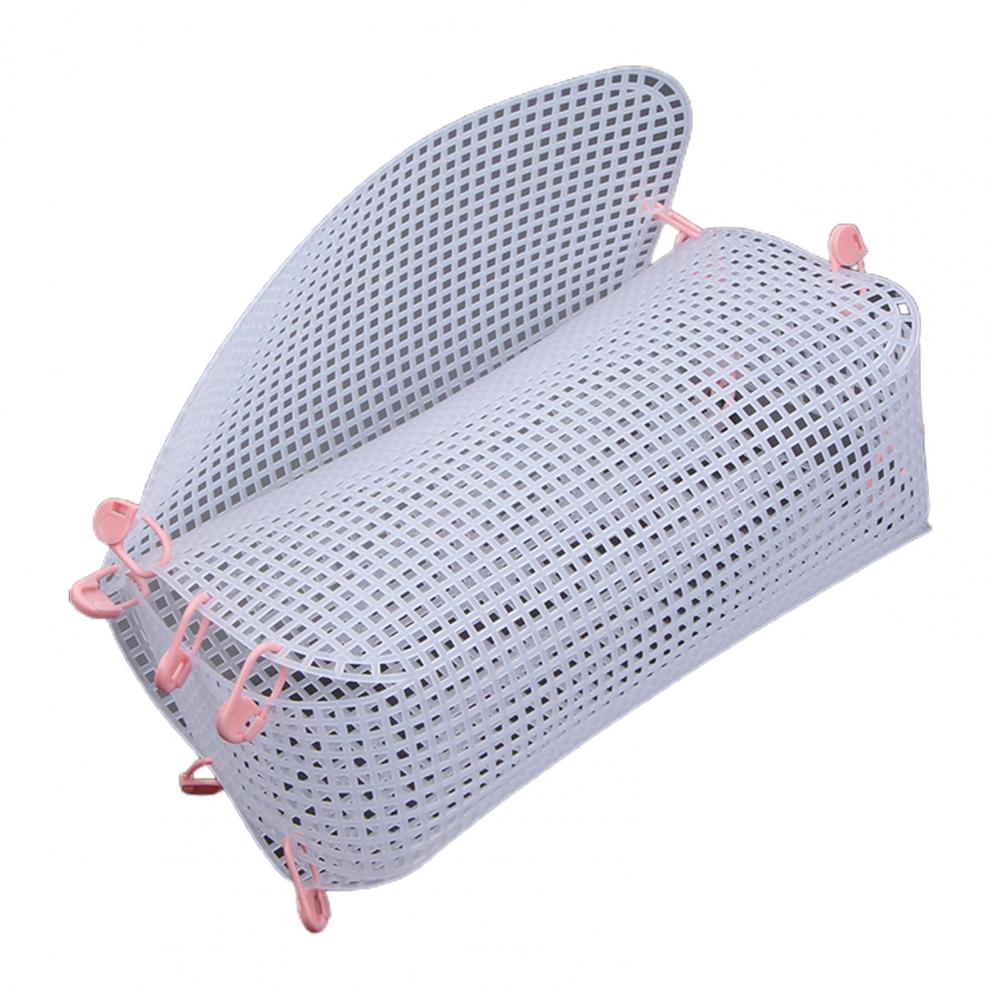 Convenient Cuttable Reusable Crafting Bag Canvas Sheet Cross Needlepoint Embroidery Knitting Purse Plastic Plate 99d4