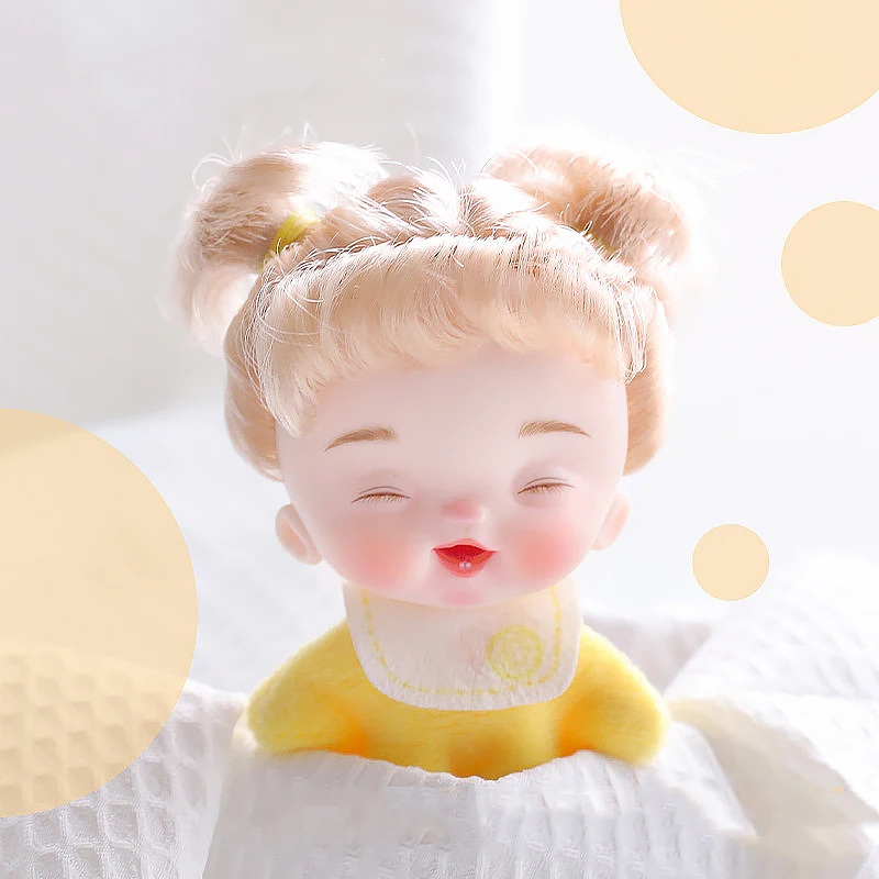 Girls OB11 For Toys BJD Doll Clothes Baby Cute Smiling Reborn doll Doll Make-up Body Cute 1/12 Dolls Toys for Girls Gifts Kids smile