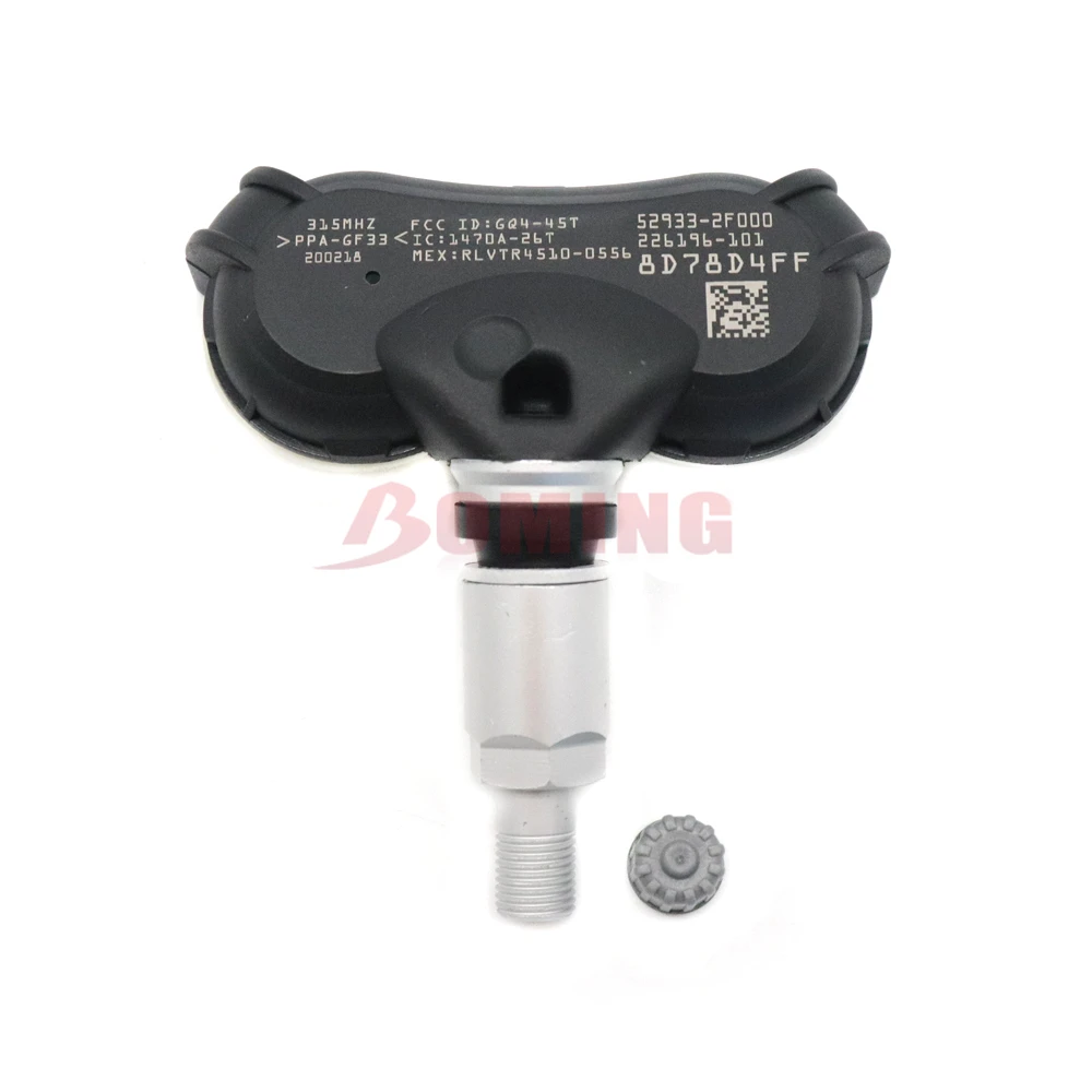 Tire XBoMing 52933-2F000 TPMS Pressure Monitor Systems Sensor For Kia Rio Borrego Spectra Sportage 2006-2012 315MHZ 216707-101 smile