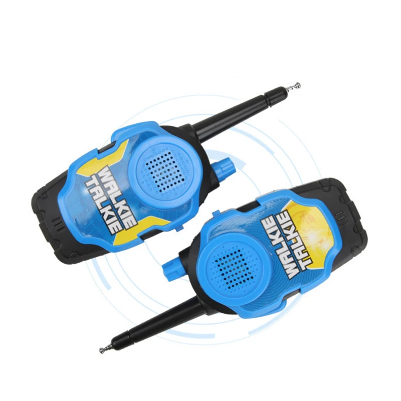 2Pcs/Set Walkie Talkies 50M Mini 2Ch Radio Phone for Kids Portable Handheld Children Outdoor Electronic Interphone Toys