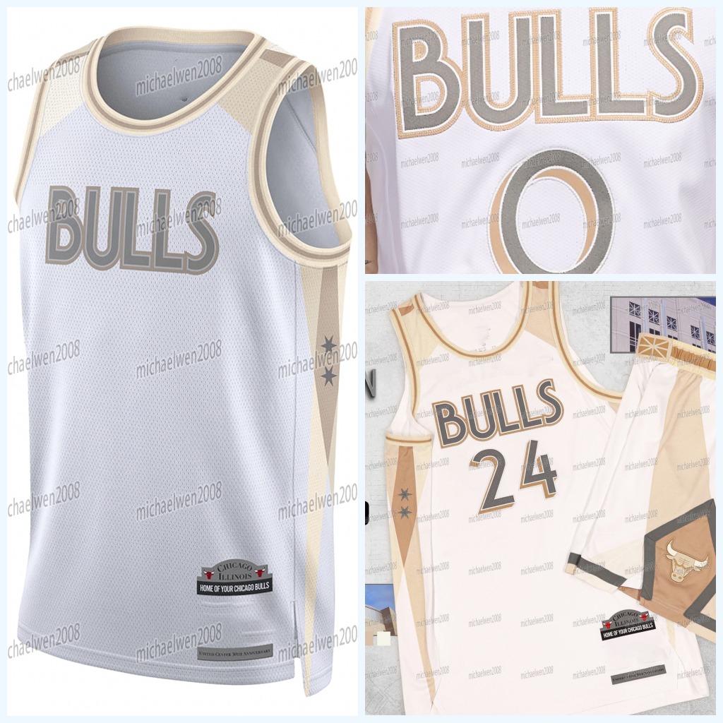 BULL 2024 25 City Basketball Jersey Lonzo Ball Torrey Craig Ayo Dosunmu Josh Giddey Chris Duarte E.J. Liddell Adama Sanogo Dalen Terry DJ Steward Coby White