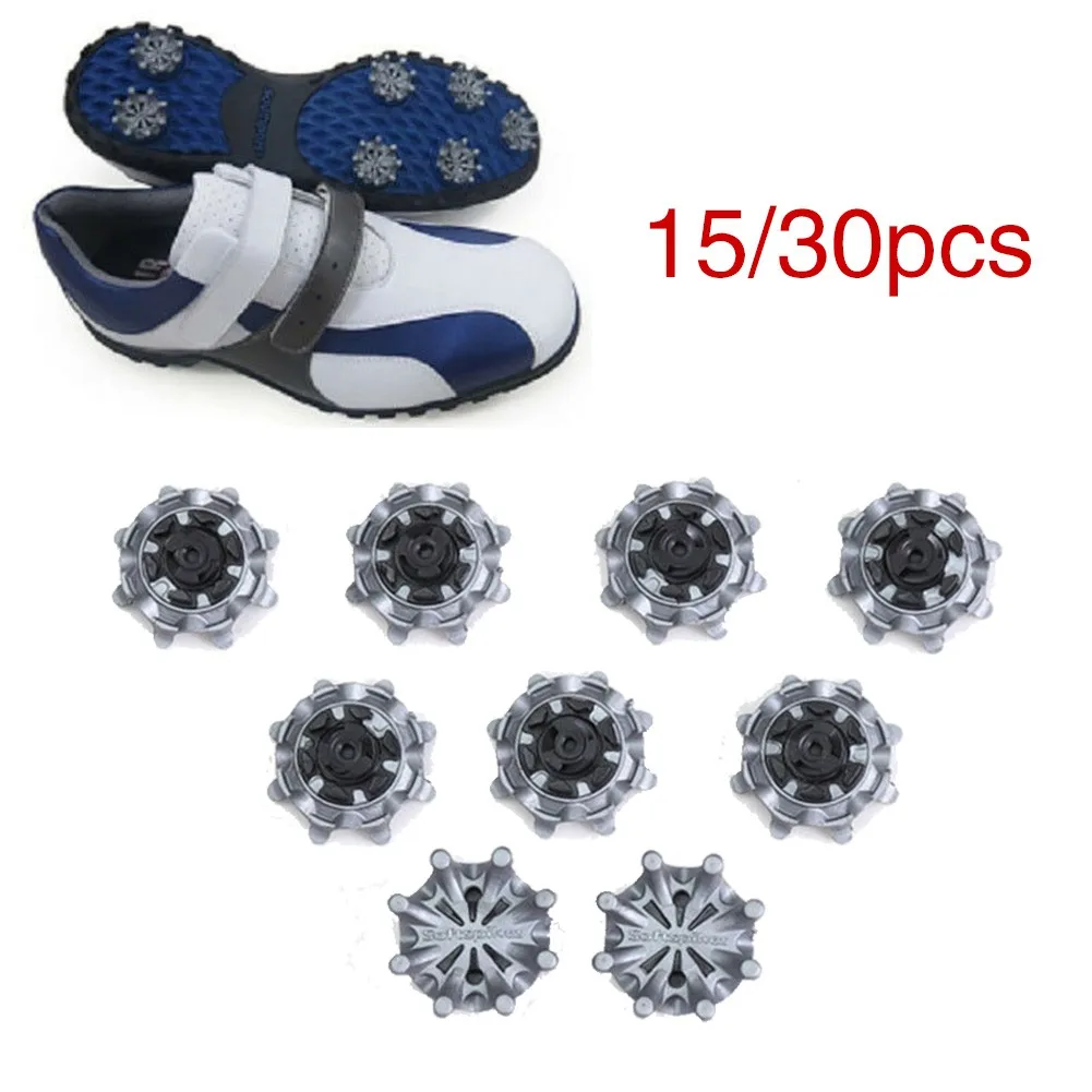 Spikes 15/30Pcs Golf Soft Fast-Twist 3.0 Cleats Shoe Spikes Soft TPR Replacement Set Golf Training Aids smile