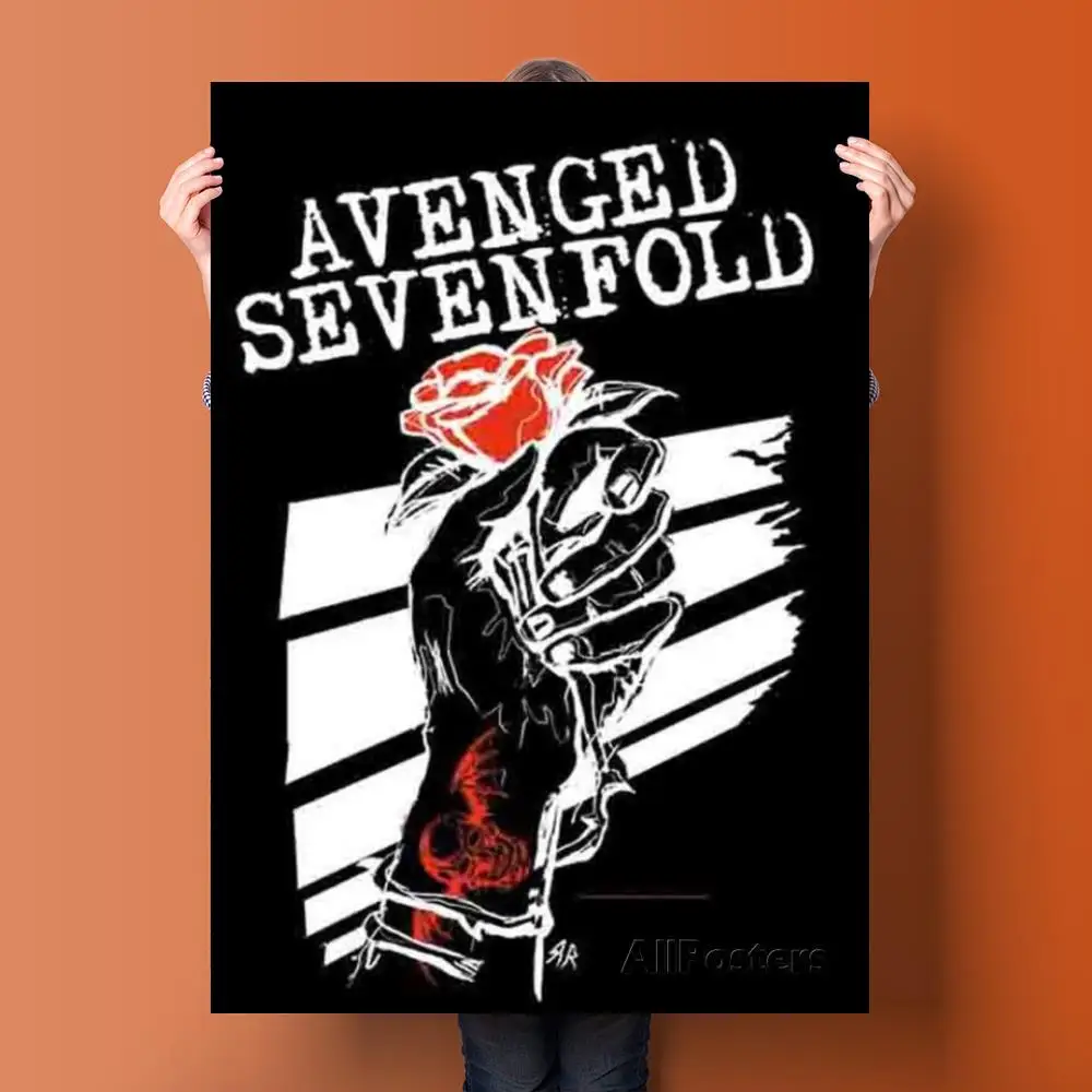 Poster Decorative sevenfold avenged Painting Canvas Poster Gift Wall Art Living Room Posters Bedroom Painting smile