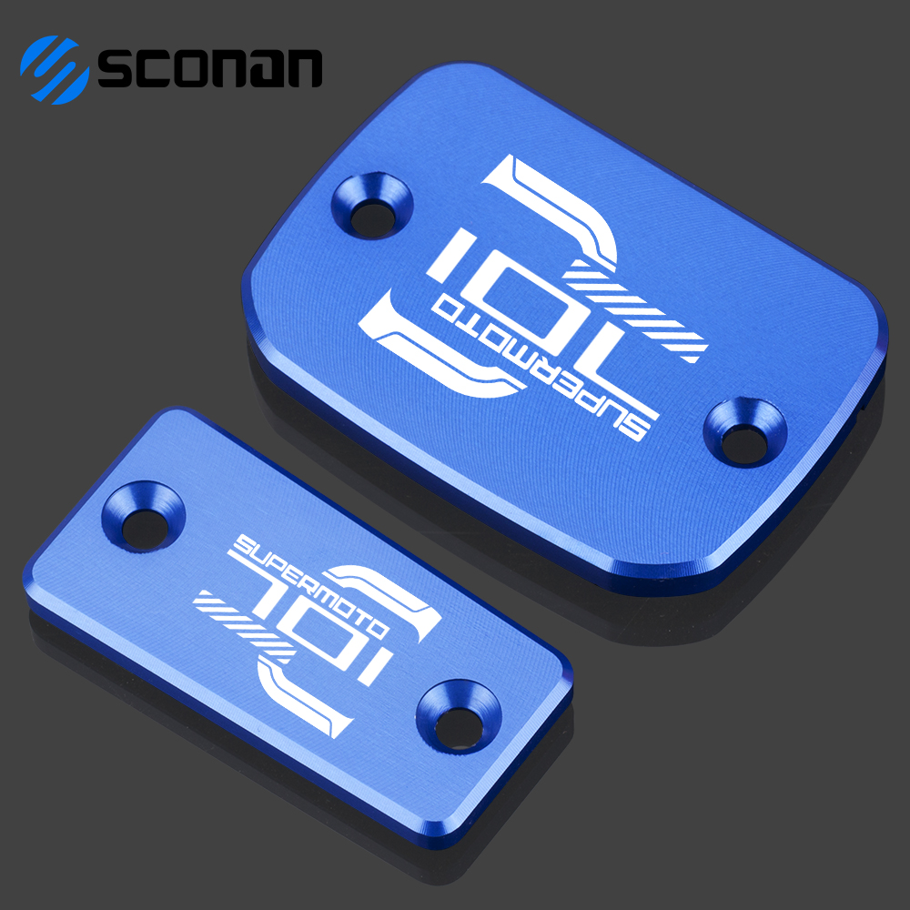 Motorcycle Accessories CNC Oil Fluid Cap For Husqvarna 701 supermoto 2016 - 2021 2020 2022 Brake Clutch Cylinder Reservoir Cover