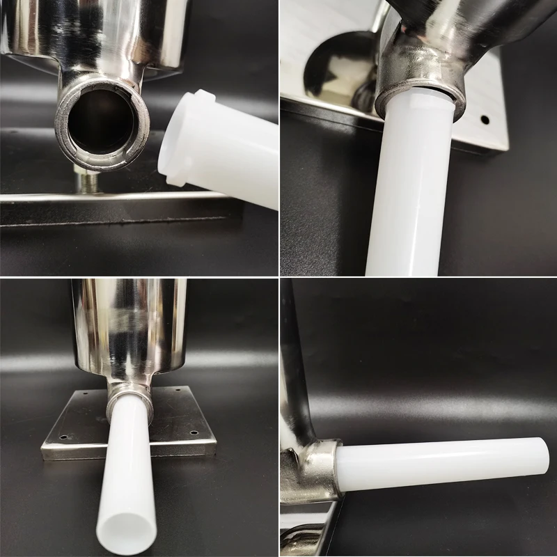 4cm 4pc/Set Food Grade Quality Meat Grinder Filling Meat Spiral Tubes Sausage FillerHandmade Sausage Stuffer tube