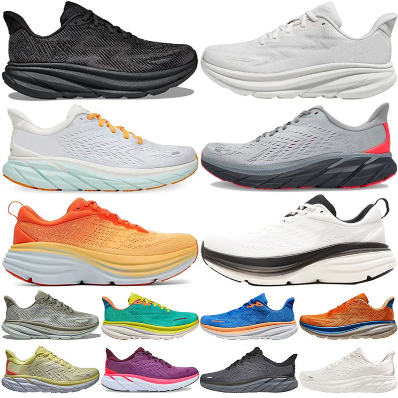 Clifton sneakers Designer running shoes men women bondi 8 9 sneaker ONE womens Challenger 7 Anthracite hiking shoe breathable mens outdoor Sports Trainers 36-47