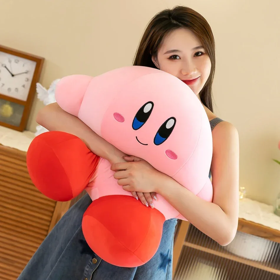 Anime Kirbyed Star 30cm Plush Toys Soft Stuffed Animal Doll Fluffy Pink Plush Doll Pillow Room Decor Toys For Children's Gift smile
