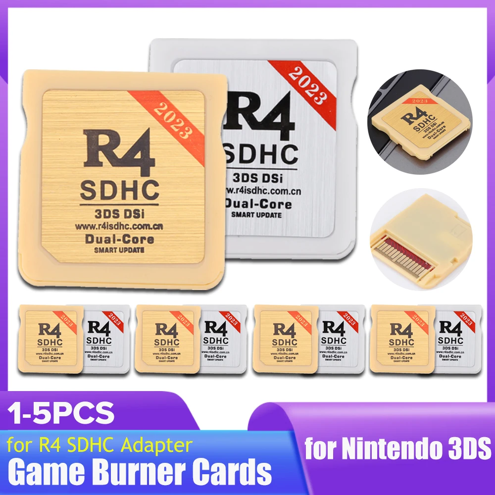 R4 1-5pcs SDHC For Adapter Gaming Memory Card for NDS/NDSL Adapter Parts DIY Game Burning Card Replacement Accessories smile