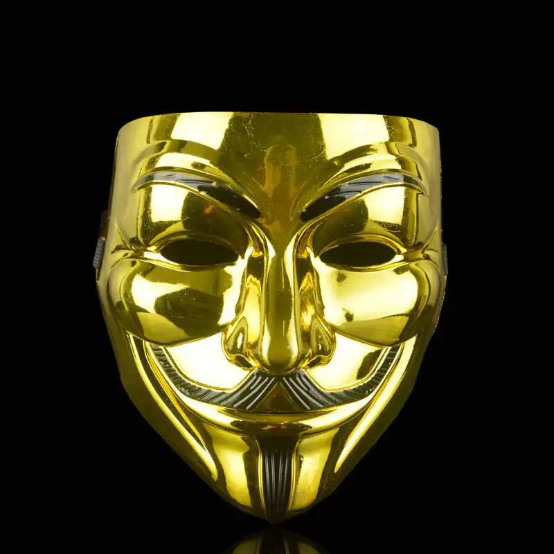 Christmas Movie Halloween Party Cosplay V for Vendetta Hacker Mask Anonymous Guy Fawkes Gift Adult Kids Film Theme Mask Joker smile
