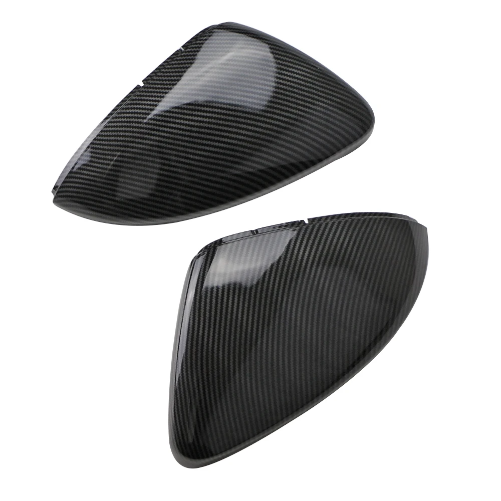 2Pcs Car Rearview Mirror Cover for Volkswagen VW Golf7 Golf 7 MK7 MK7.5 2012 - 2019 Rear View Mirror Covers Sticker Accessories