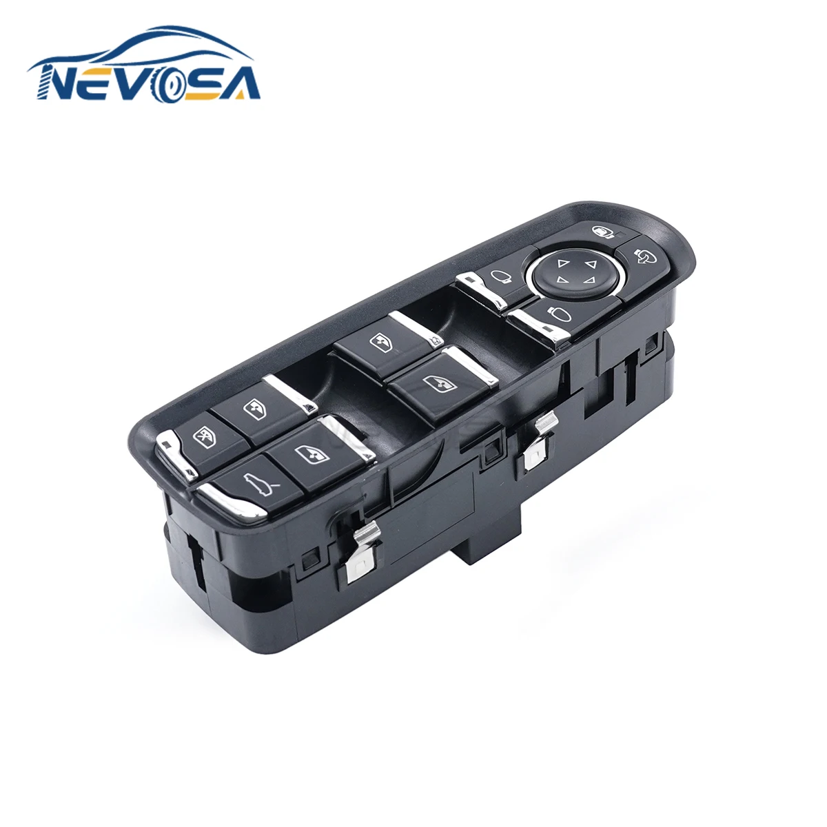 NEVOSA 7PP959858AE White Lgiht Electric Master Window Control Switch For Porsche Panamera Cayenne Macan 2011-2015 7PP959858AEDML