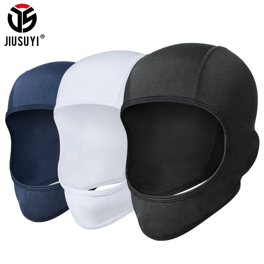 Face Full Quick-Dry Balaclava Mask Summer Ice ddmysmile Cool Cycling Running Sport Outdoor Helmet Liner Hood Cap Beanie Men Women Smile