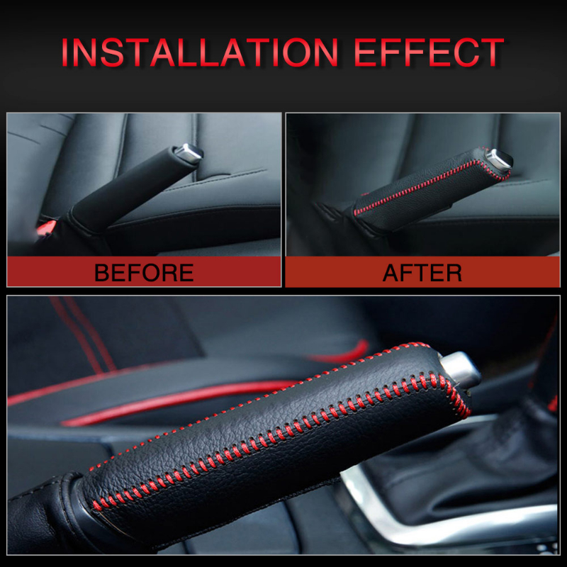 Car Leather Gears Handbrake Cover for BMW E46 E39 E90 E36 E60 E34 E30 F30 F10 X5 E53 Accessories