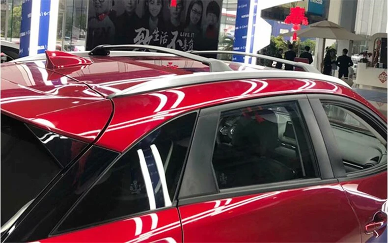 Roof Rack Cross Bar For Mazda CX3 CX-3 2015-2023 Luggage Racks Carrier Bars Top Rail Boxes High Quality Aluminum Alloy