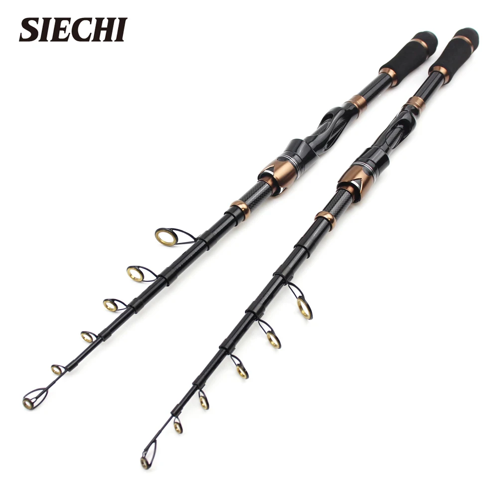 Casting/Spinning ddmysmile SIECHI Fishing Set Rod And Reel Combo Portable Ultralight Travel Boat Rod Single Rod/Set Strong Fishing Kit Smile /