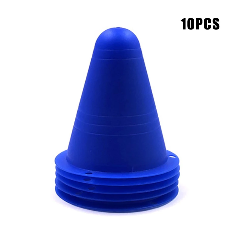 Skate Marker ddmysmile 8Cm 10Pcs/Lot Cones Roller Soccer Rugby Basketball Roller Training Marker Cup Football Sign Bucket Road Cone Obstac Smile
