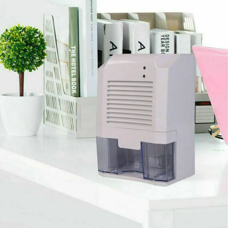 Electric Mini Dehumidifier Portable 800ML Air Dryer For Bathroom Basement Kitchen Office Absorbing Caravancar RV Garage