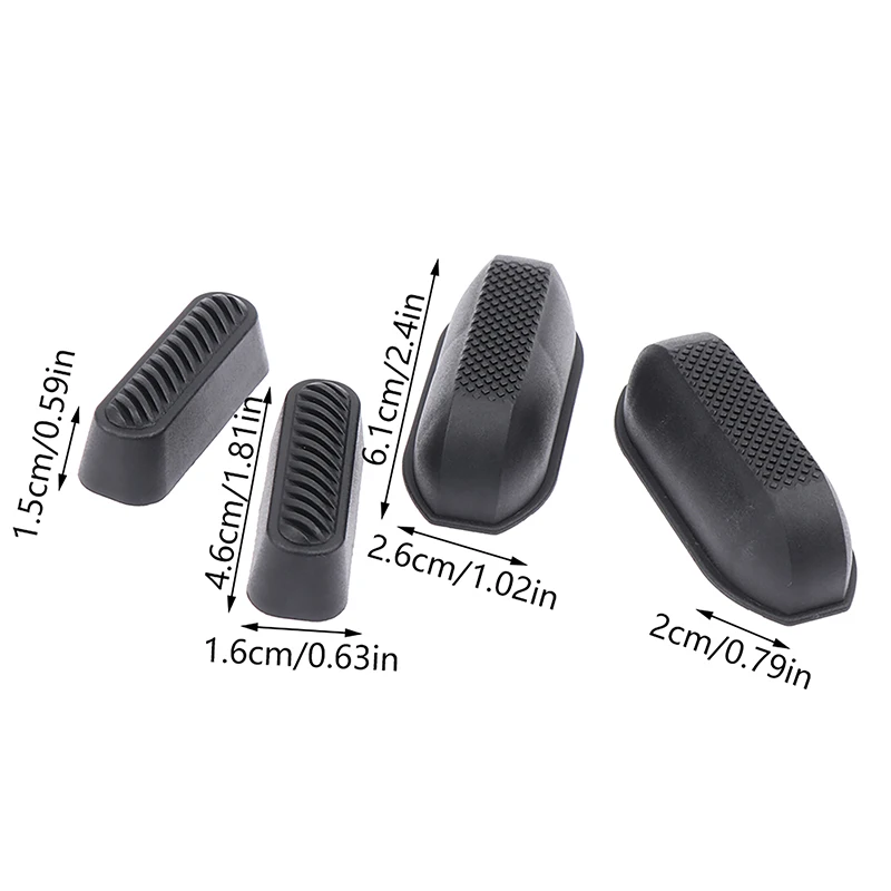 Replacement Stud Plastic 1Pair Lage Feet Pads For Lage Bags Suitcase Stand Foot Nails Lage Accessories smile