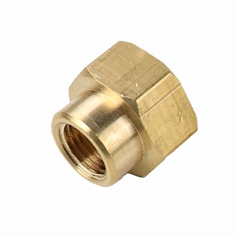 Female Thread 1/8" 1/4" 3/8" 1/2" 3/4" BSP Brass Pipe Fitting Copper Hose Hex Coupling Coupler Fast Connetor For Water Fuel G