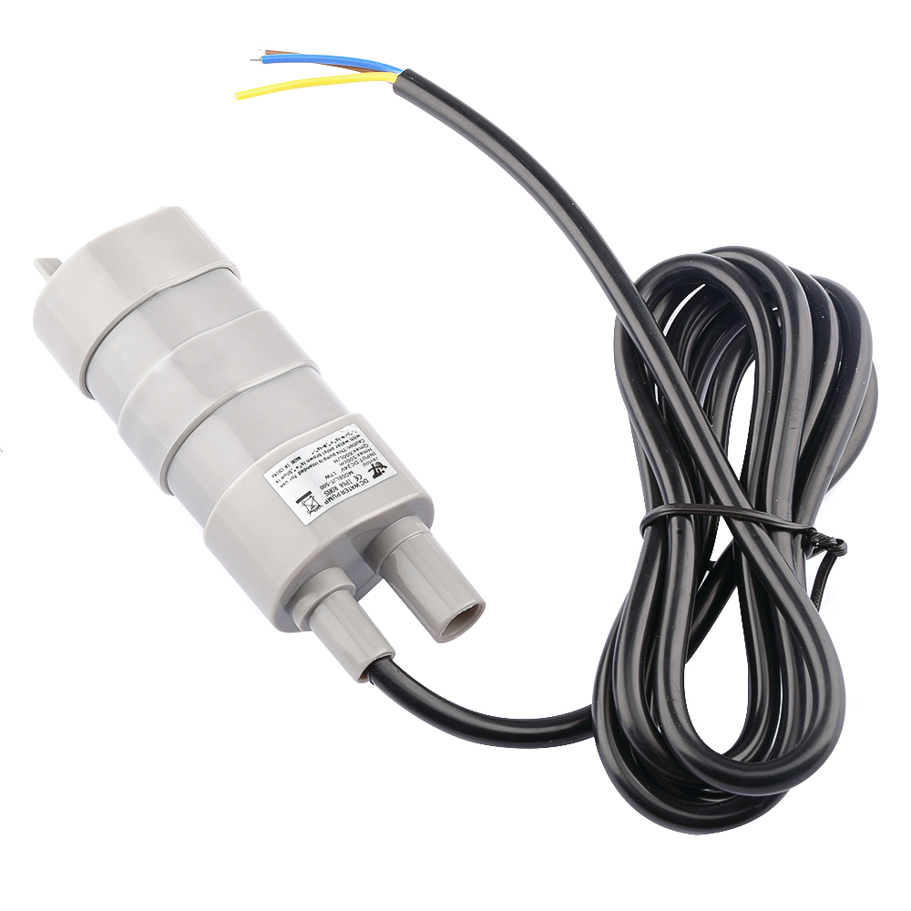 JT-500 DC 12V 24V Submersible Water Pump Micro Motor Water Pump 5 Meters 10L/M High Pressure Water Pump Cable/DC Interface