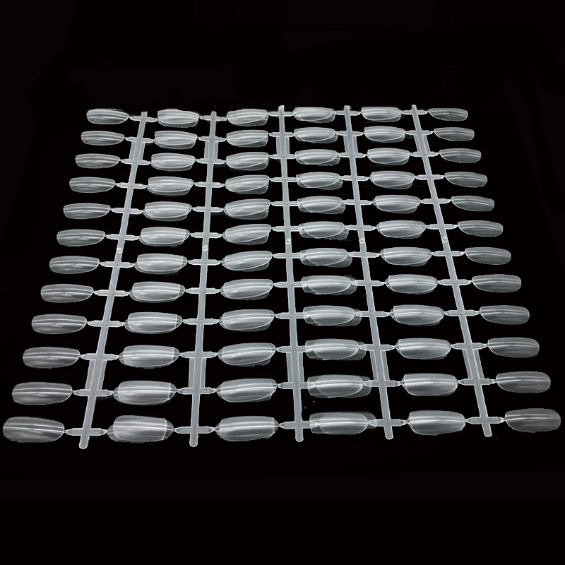 5pcs 120 Tips Full Nail Art Tips False Nail Practice Display Set Capsule Ongle Transparent Polish Gel Tool Color Showing Display