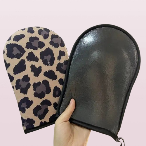 Reusable Bath Scrubbers Exfoliating Mitts Self Tanning Mitt Applicator Elastic Wrist Sunless Washable Tanner Mitts Glove Cream Lot