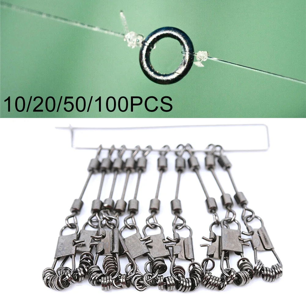 O-Ring Strong Ring 10/20/50/100Pcs 2Mm Anti-Rust ddmysmile Rio Leader Fly Fishing Round Rings-No Edges Small Oval-Tippet Rings Smile