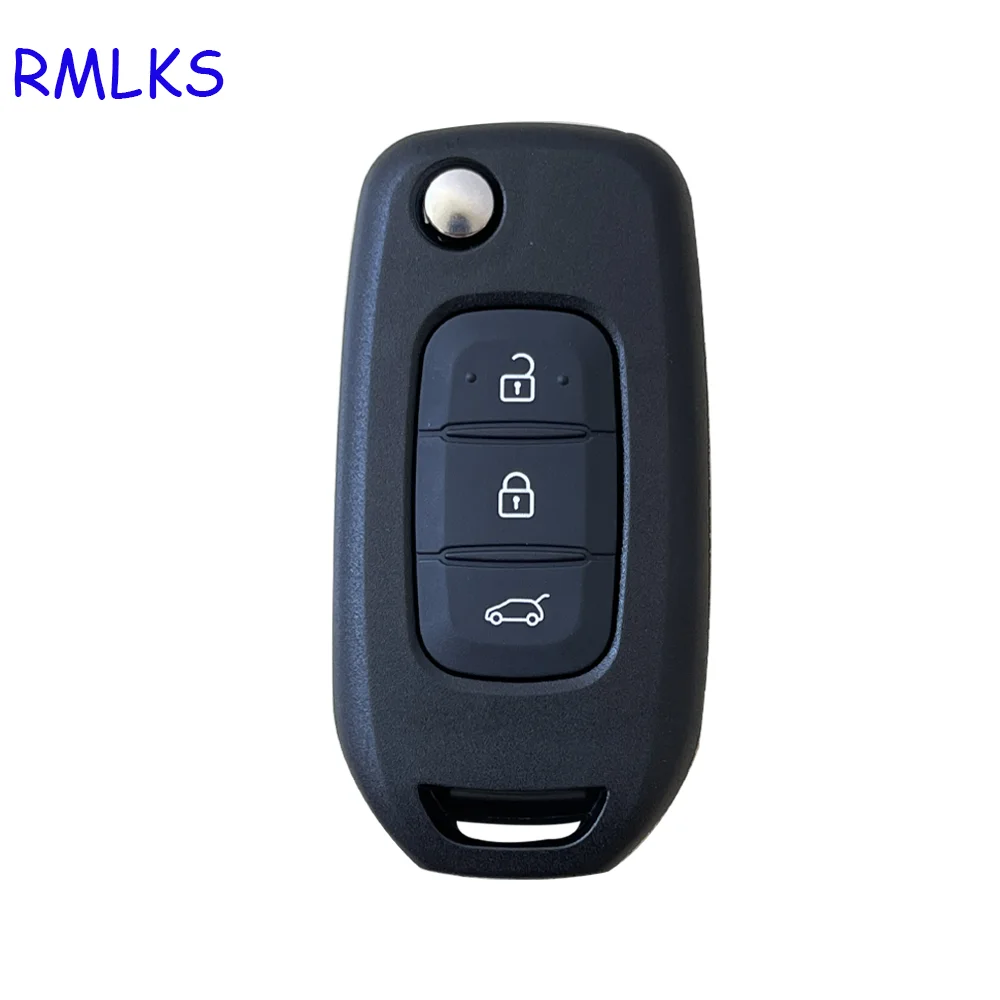 Car Remote New Replacement Key Folding Flip Remote Key Shell Case Fob 2 3 Buttons for Renault Kadjar Koleos 2017 smile