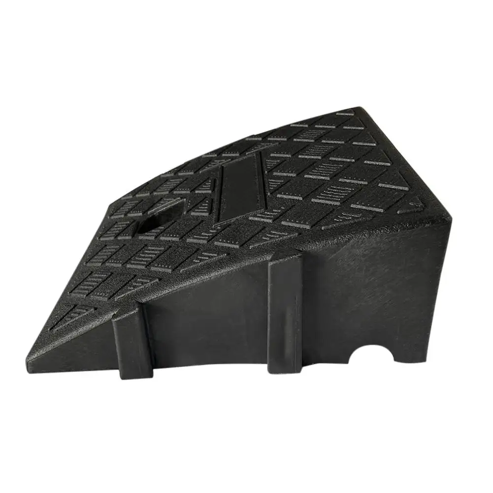 Portable Lightweight Curb Ramps Heavy Duty Plastic Threshold Ramp Mat Pad Car Trailer Truck Bike Motorcycle Wheelchair Curb Ramp